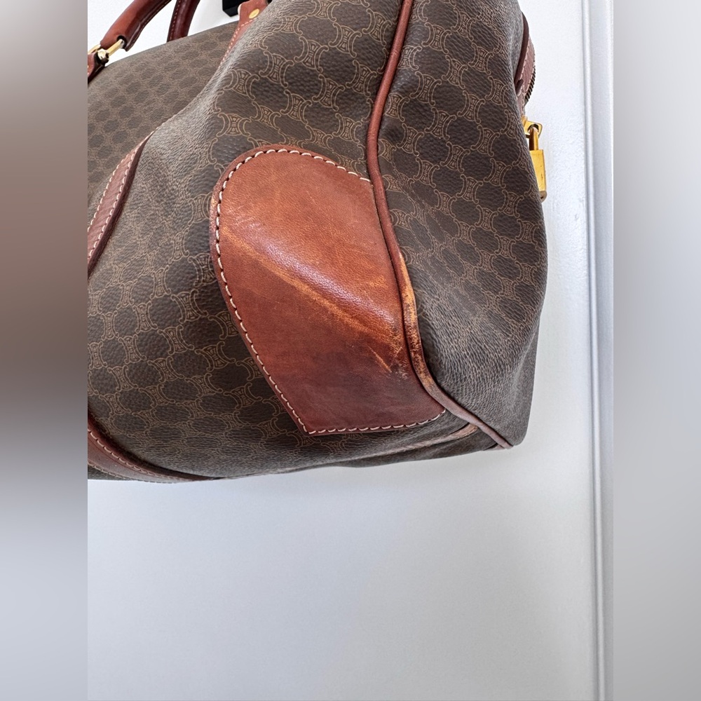 Celine vintage Dark Brown Monogram Duffel Bag - Picture 12 of 15